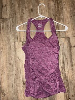 Old Navy Marled Plum Racerback Tank Top